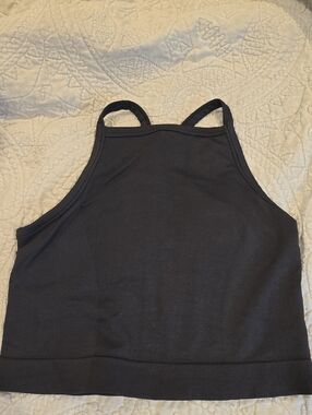 all in motion Black Ribbed Active Crop Top